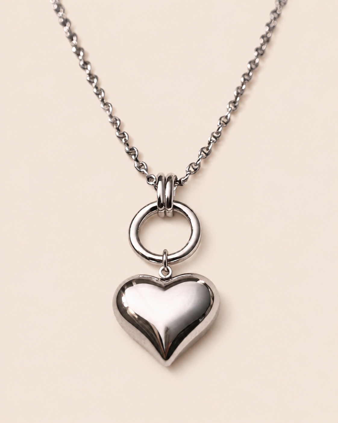 Collier Cœur en Acier Inoxydable – KF.Forever – Image 2