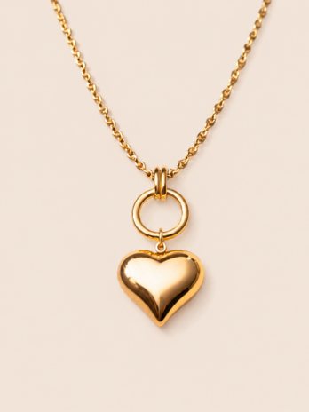 Collier Cœur en Acier Inoxydable – KF.Forever