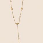 Collier Y avec pendentifs ovales | KF Forever