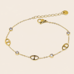 Bracelet L'élancée maille marine
