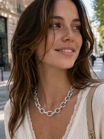 Collier chaîne élégant à maillons larges | KF Forever