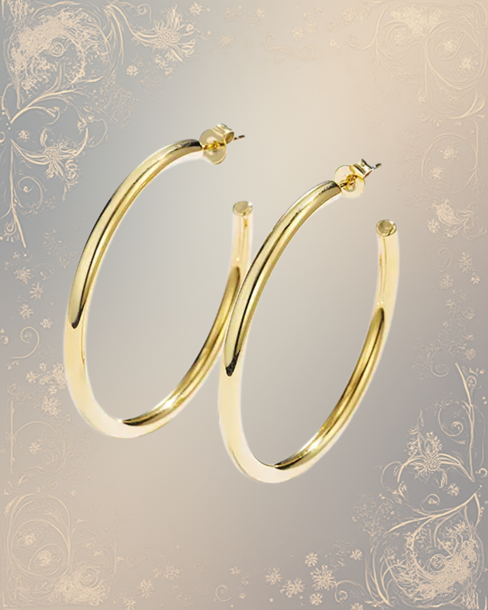 Boucles d’oreilles "Cercle d’Or"