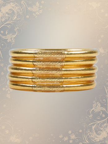 Bracelet Véritable jonc bouddhiste OR