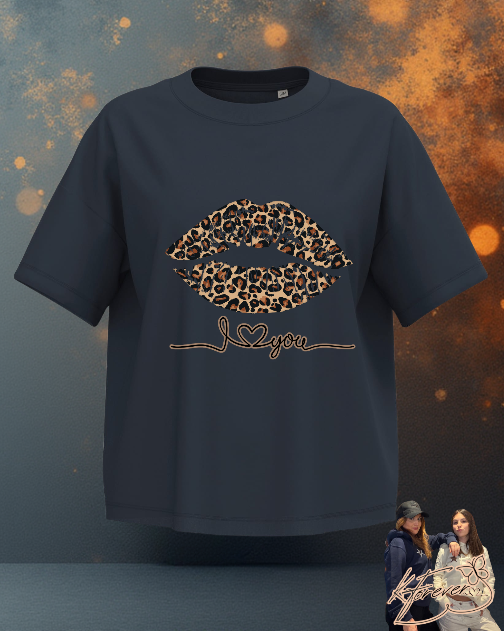 T-SHIRT KF.Forever “BOUCHE" NOIR