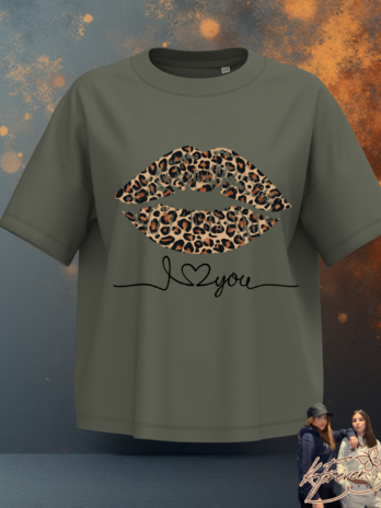 T-SHIRT KF.Forever “BOUCHE” KAKI