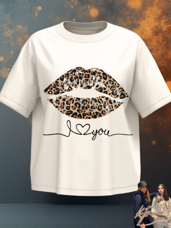 T-SHIRT KF.Forever “BOUCHE” IVORY