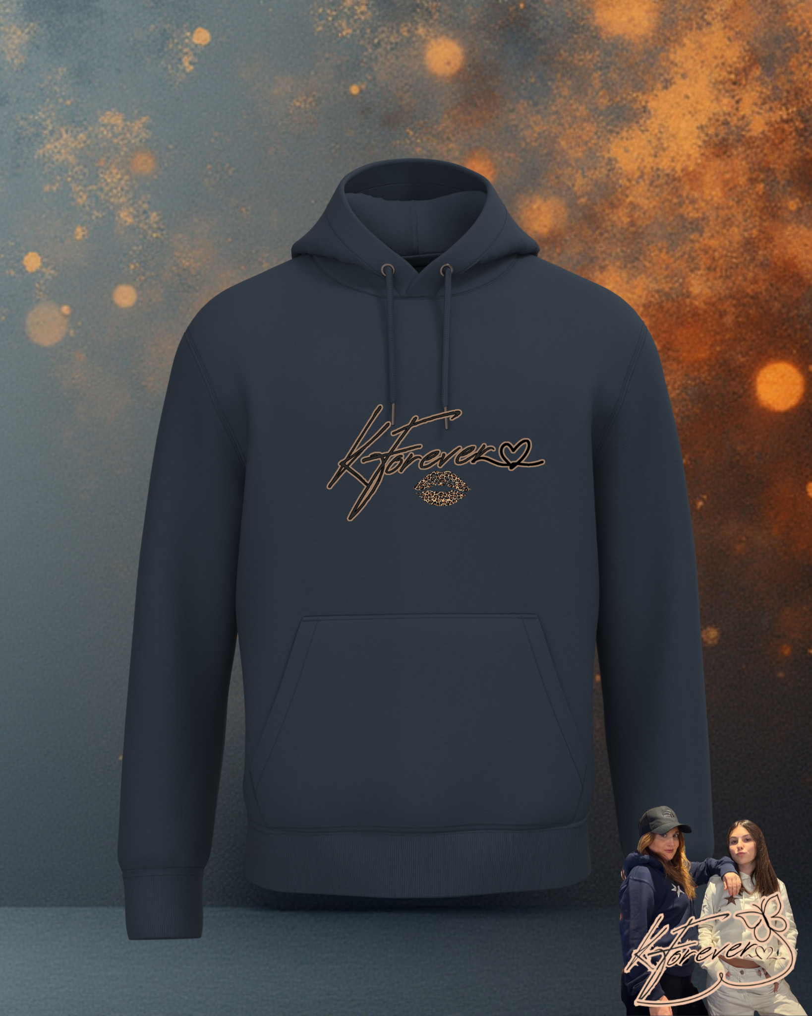 SWEAT KF.Forever “BOUCHE” BLUE NAVY – Image 3