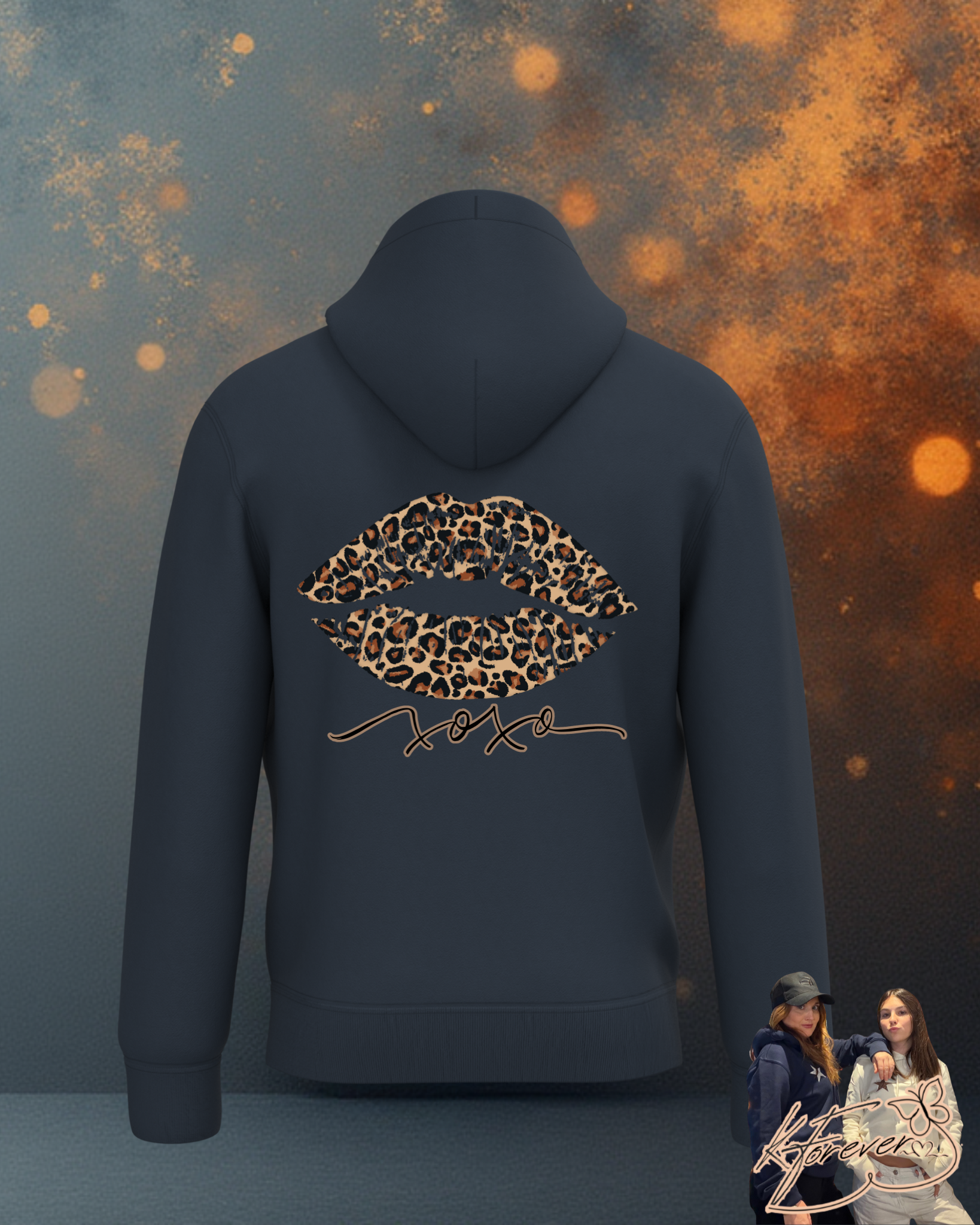 SWEAT KF.Forever “BOUCHE” BLUE NAVY – Image 2