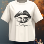 T-SHIRT KF.Forever “BOUCHE" IVORY