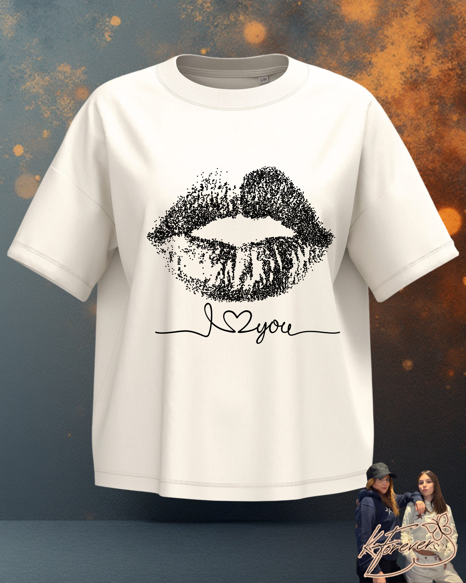 T-SHIRT KF.Forever “BOUCHE" IVORY