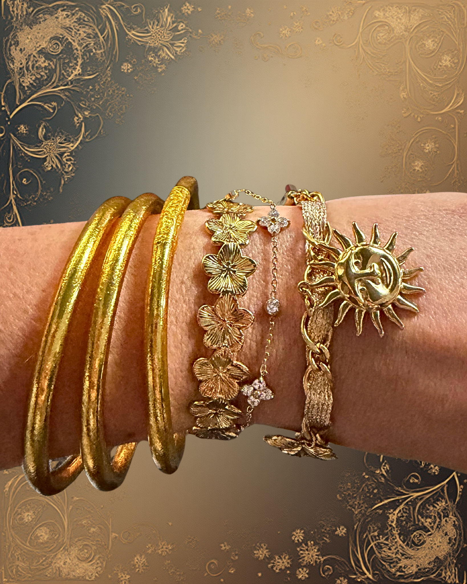 Bracelet "Fleur d'Iris " – Image 2