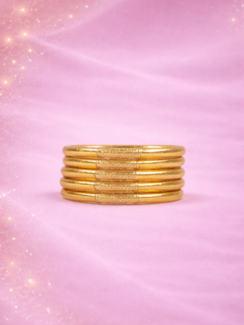 Bracelet Véritable jonc bouddhiste OR