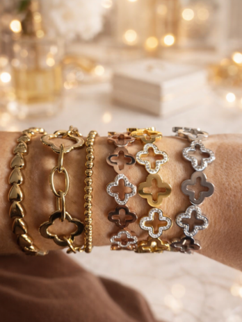 Bracelet “Trèfle lumière”