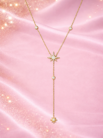 Collier Stellaire avec étoile et Zircon