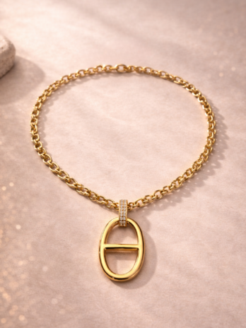 Collier Oval Élégance – KF
