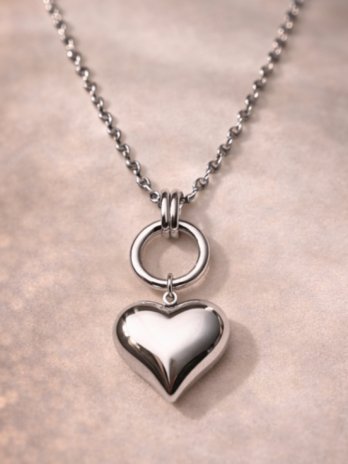 Collier Cœur en Acier Inoxydable – KF.Forever