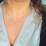 Collier "Fleur d'Iris "