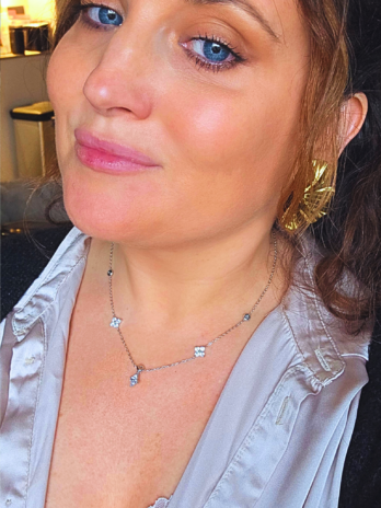 Collier “Fleur d’Iris “