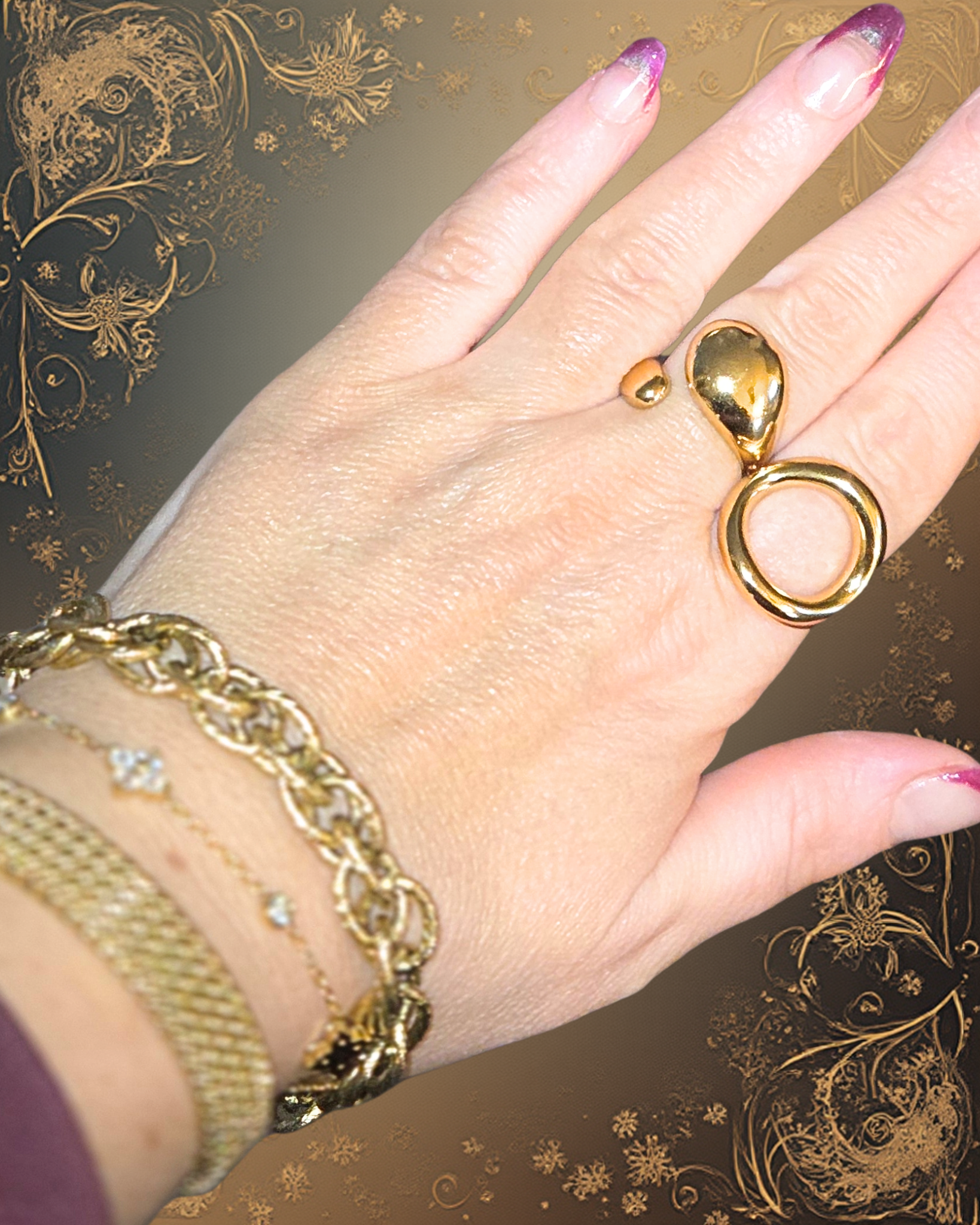 Bague "Courbe de Pouvoir" – Image 2