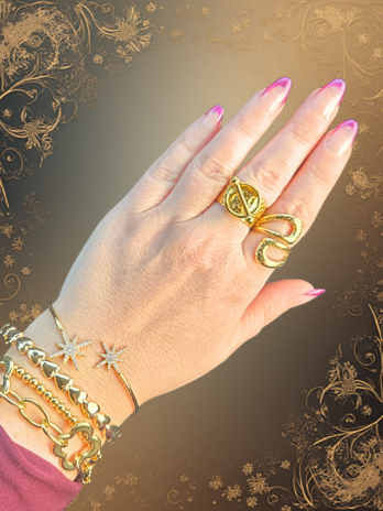 Bague “Lyra Dorée”