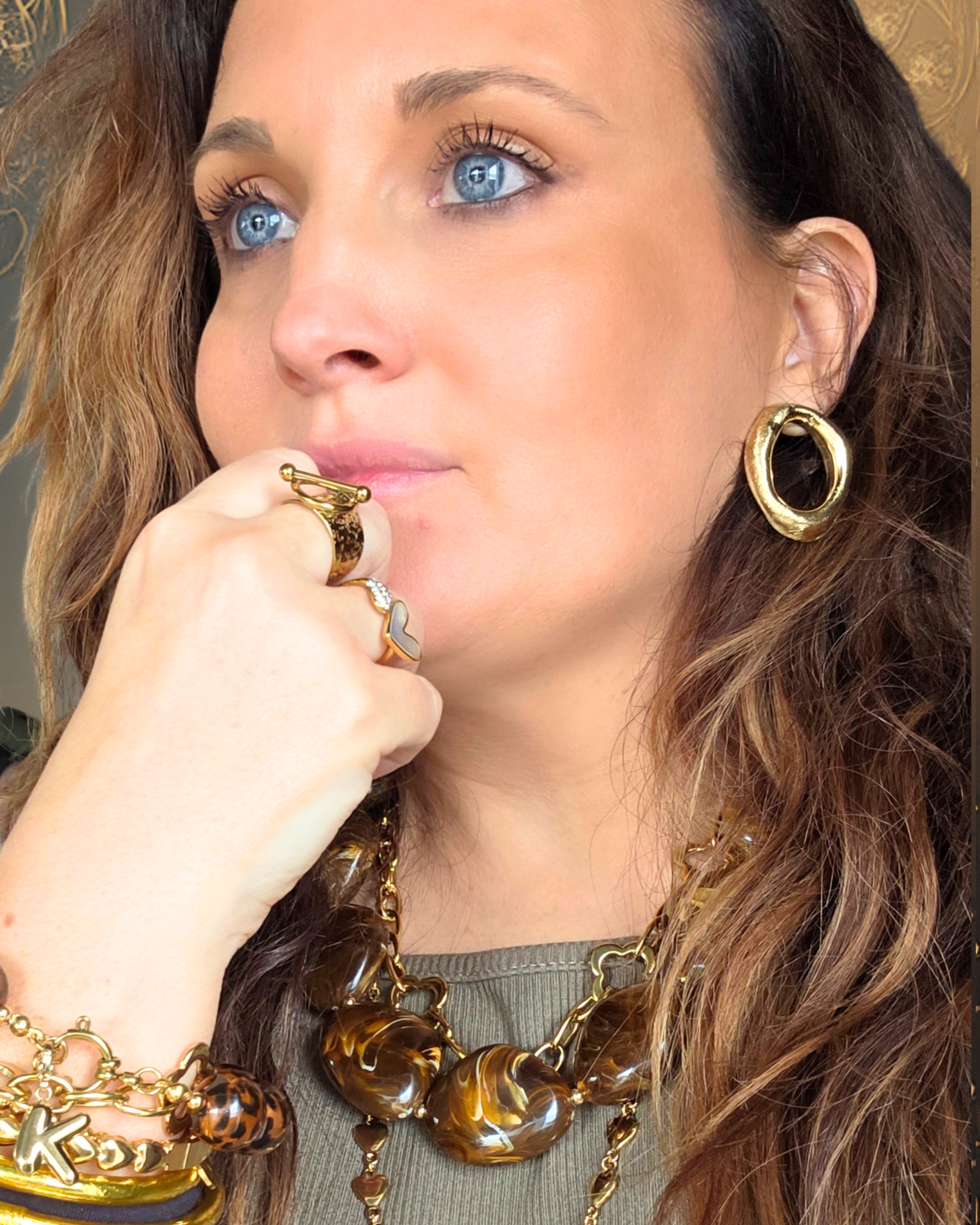 Boucles d’oreilles "L’Ovale Sacré" – Image 2