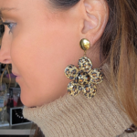Boucles d’oreilles "Fleur Fauve"