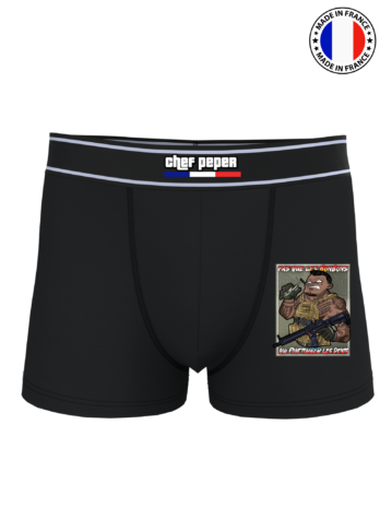 CALEÇON “Y A PAS QUE LES BONBONS QUI FONT TOMBER LES DENTS”