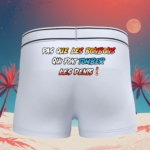 CALEÇON "Y A PAS QUE LES BONBONS QUI FONT TOMBER LES DENTS"