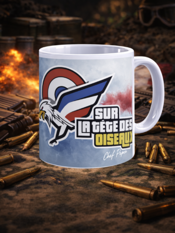 TASSE “SUR LA TÊTE DES OISEAUX