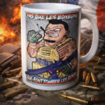 TASSE "Y A PAS QUE LES BONBONS QUI FONT TOMBER LES DENTS"