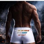 Boxer homme humour "Y a pas que les bonbons qui font tomber les dents" – Chef Peper
