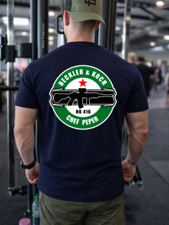 T-shirt homme humour “HK416” | Chef Peper