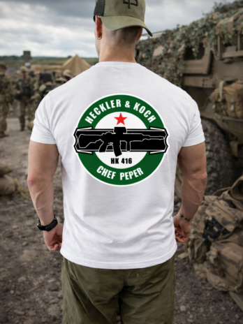 T-shirt homme humour “HK416” | Chef Peper