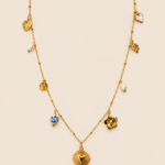 Collier sautoir bohème avec charms