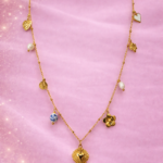 Collier sautoir bohème avec charms