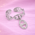 Bracelet Marine avec pendentif strass