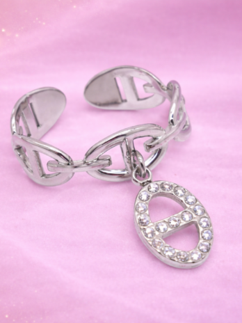 Bracelet Marine avec pendentif strass