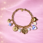 Bracelet Perles Porcelaine Bleue