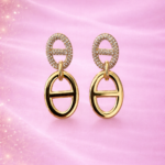 Boucles d’oreilles pendantes Marine