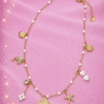 Collier Coralia Doré