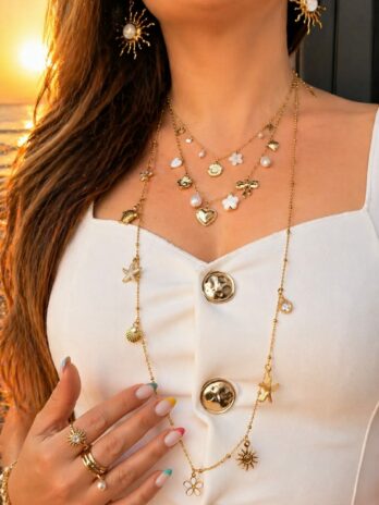 Collier Floréa Love double chaîne