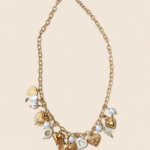 Collier Romantica avec charms beige