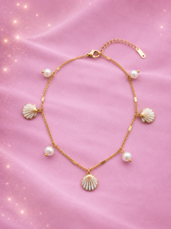 Chaine de cheville Coquillage