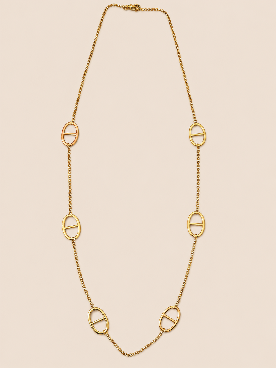 Collier Sautoir Elira Maille Marine