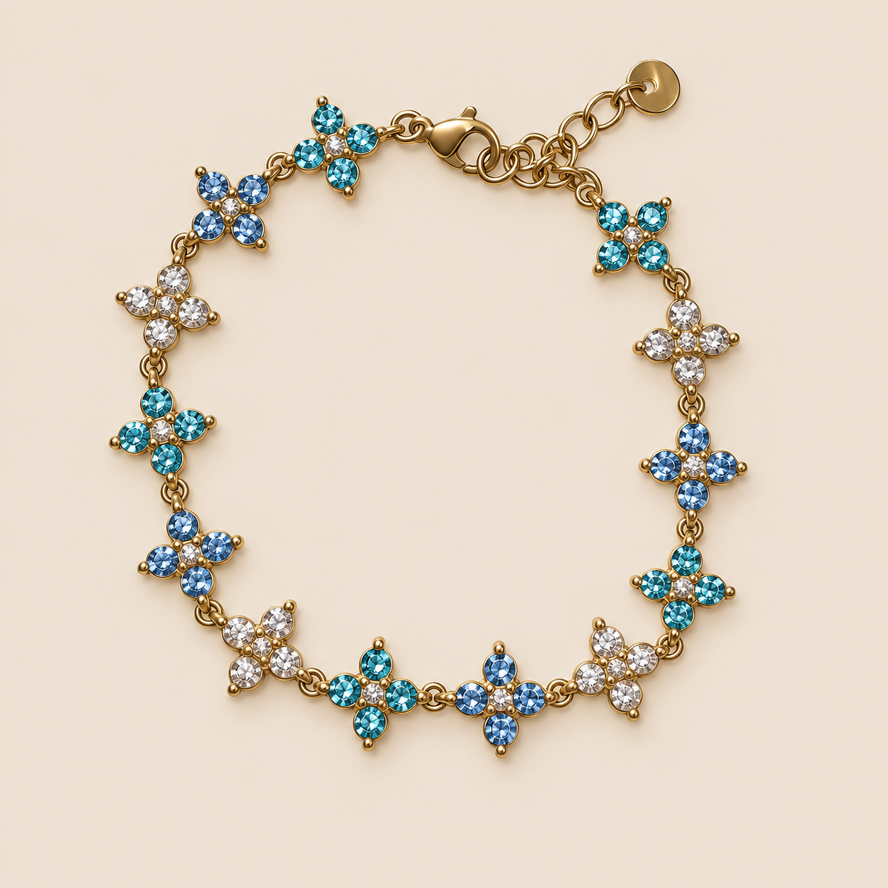 Bracelet Fleur étincelante