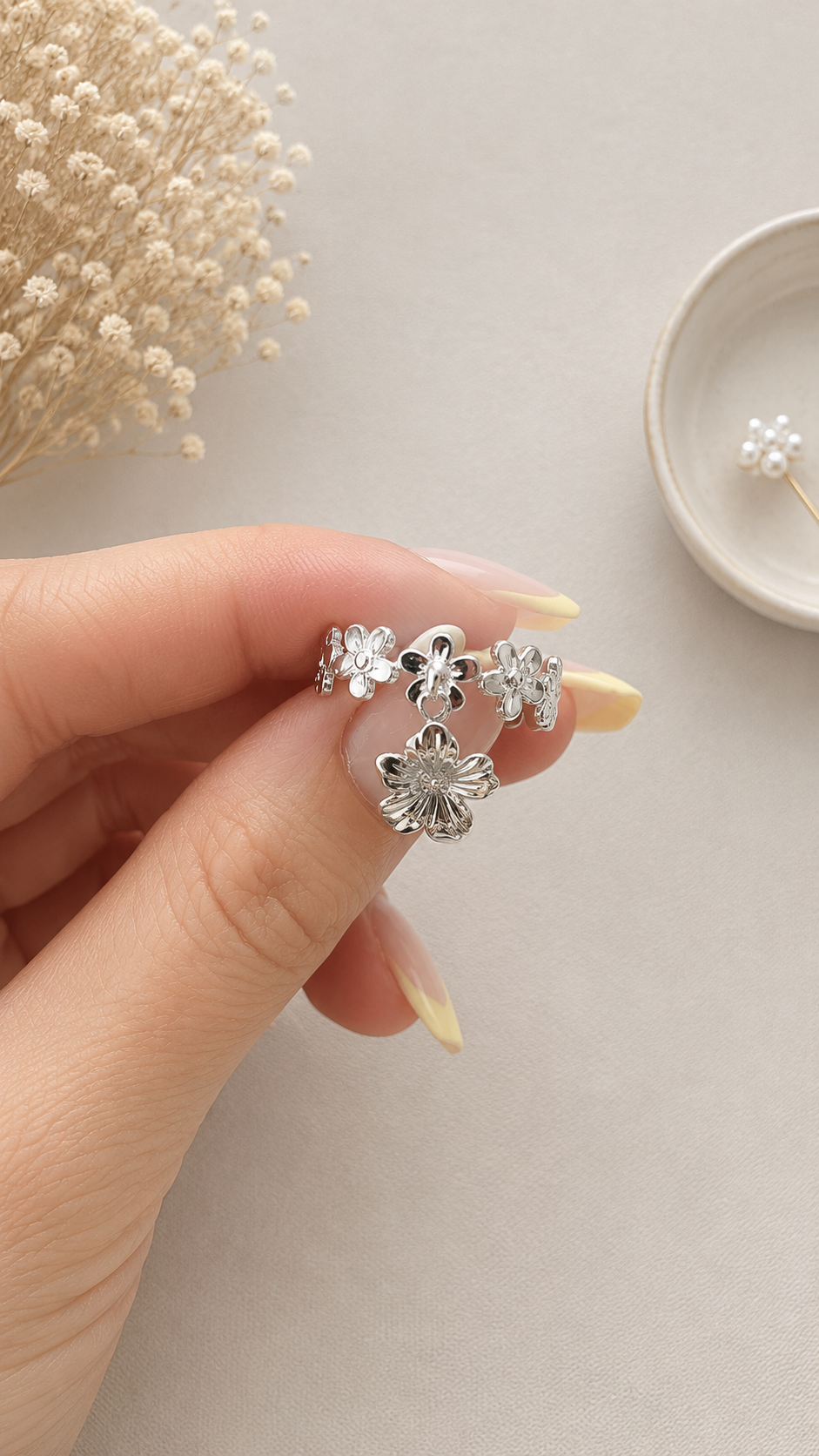 Bague ANAE fleur – Image 3