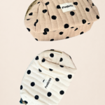 Trousse de toilette à pois en  coton – Rangement Bijoux & Accessoires de Voyage 10*11*21 CM