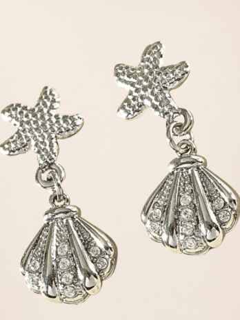 BOUCLE D’OREILLE CASSANDRE Étoile de Mer & Coquillage