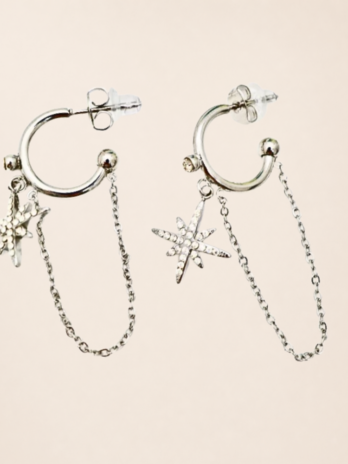 BOUCLE D’OREILLE PENDANTE Stellaire