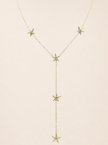 Collier en Y étoile de mer